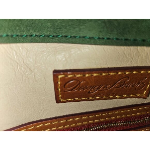 Dooney & Bourke Leather Florentine Natural Cameron Satchel Bag - Picture 12 of 16